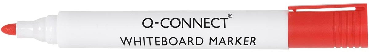 Q-Connect Whiteboardmarker, 2-3 mm, runde Spitze, rot 10 Stück