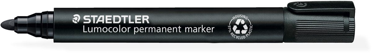 Staedtler 10x Filzstift rund schwarz 2mm