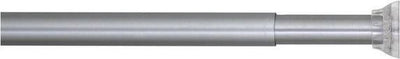 Sealskin Duschvorhangstange – Klemmstange – 70–115 cm – mattes Aluminium
