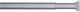 Sealskin Duschvorhangstange – Klemmstange – 70–115 cm – mattes Aluminium