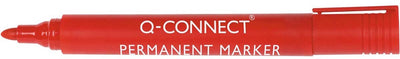 Q-Connect Permanentmarker, 2-3 mm, runde Spitze, rot 10 Stück