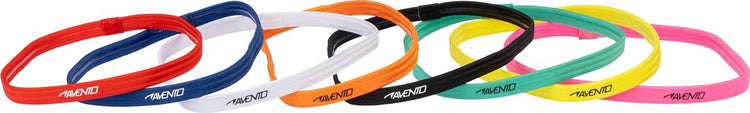 Avento Sport-Haargummis elastisch – 8 Stück – trendige Farben – rutschfest