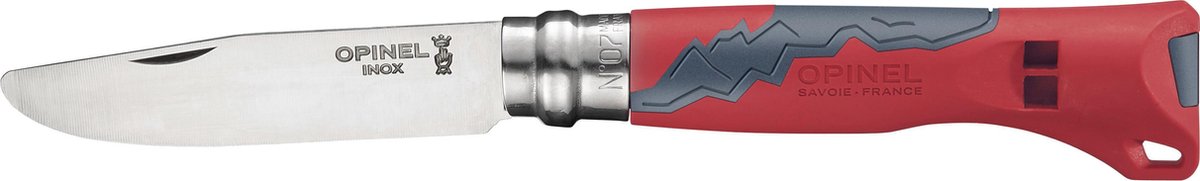 Opinel Nr. 07 Outdoor Junior Taschenmesser – Edelstahl – Rot