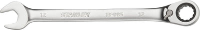 Stanley - fatmax omkeerbare ringsteeksleutel met ratel 12mm - steeksleutel - sleutelgereedschap - 1 stuk(s)