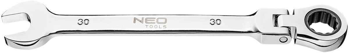 Neo klucz - Ring-Maulschlüssel - schwenkbar - Ratsche - 30 mm