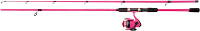 Albatros - Spinn-Combo-Set Pink - Spinnrutenrolle - 240cm - Pink - inklusive Nylonschnur