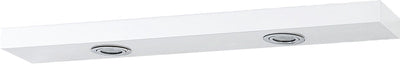 Differenz Voute 70x2x20cm mit Spiegel MDF weiß