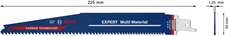 Bosch 10x expert multi material s 1156 xhm säbelsägeblatt - 2608...
