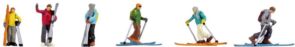 Noch 15823 h0 Skifahrerfiguren bemalt
