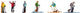 Noch 15823 h0 Skifahrerfiguren bemalt