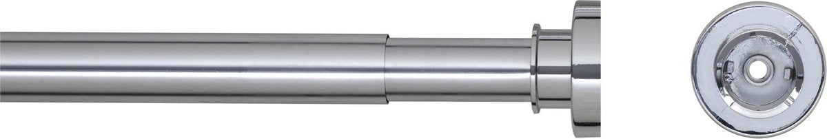 Dichtungsfäle Dichtungsfeuchen-Duschvorhangstange Teleskop 125-220 cm Chromfarben