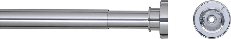 Dichtungsfäle Dichtungsfeuchen-Duschvorhangstange Teleskop 125-220 cm Chromfarben