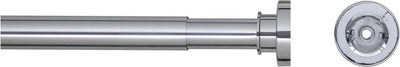 Dichtungsfäle Dichtungsfeule Duschvorhangstange Teleskop 130 cm Mattengrau