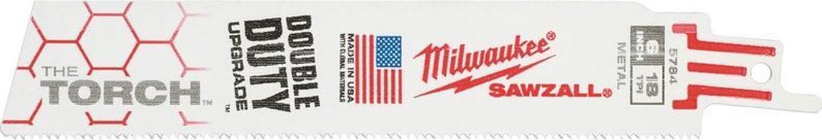 Milwaukee Torch - Säbelsägeblatt Sägeblatt 150 1,4 mm (5 Stück)