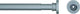 Sealskin Seallux Duschvorhangstange – 125–220 cm – mattes Aluminium