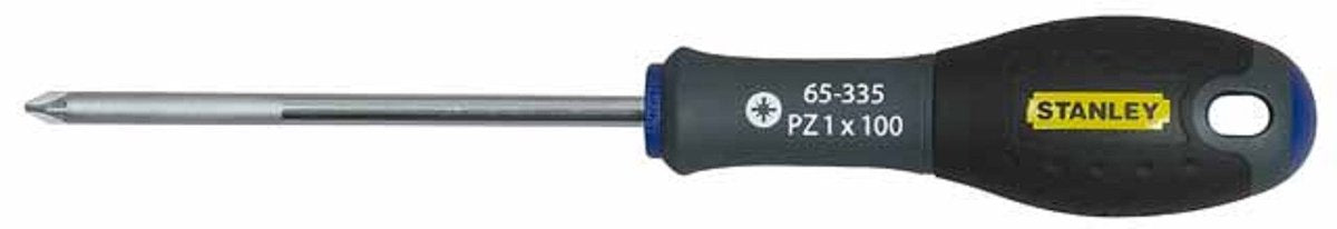 Stanley Handwerkzeuge Fatmax Schraubendreher Pozidriv PZ1 x 100 mm – 0–65–335