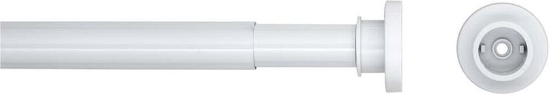 Dichtungsfäle Dichtungsfeule Duschvorhangstange Teleskop 125-220 cm Weiß
