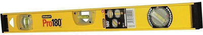 Stanley Handwerkzeug-Wasserwaage I-Beam 600 mm 3 l mit 180°-Libelle – 1-42-920
