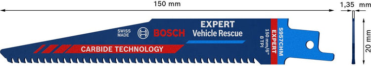 Bosch Expert Vehicle Rescue S 957 CHM Säbelsägeblatt – 260890037...
