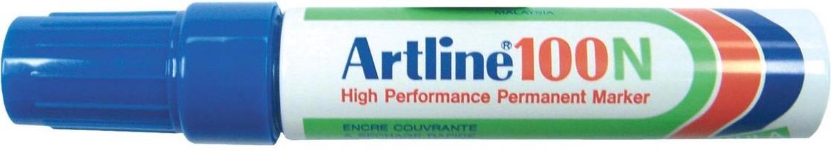 Artline 100 ordentlich – Permanentmarker – 1 Stück – 7,5–12 mm Strichstärke – blau