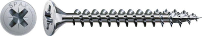 Spax Universalschraube, 5 x 40 mm, 360 Stück, Vollgewinde, Senkkopf, Kreuzschlitz Z, 4cut, gelb - 8000000288265