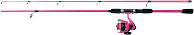 Albatros - Spinn-Combo-Set Pink - Spinnrutenrolle - 210cm - Pink - inklusive Nylonschnur
