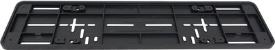 Carpoint Kennzeichen-Grundplatte EU – 52x11 cm – Schwarz – Kunststoff – Universal – vorgebohrt – schlankes Design