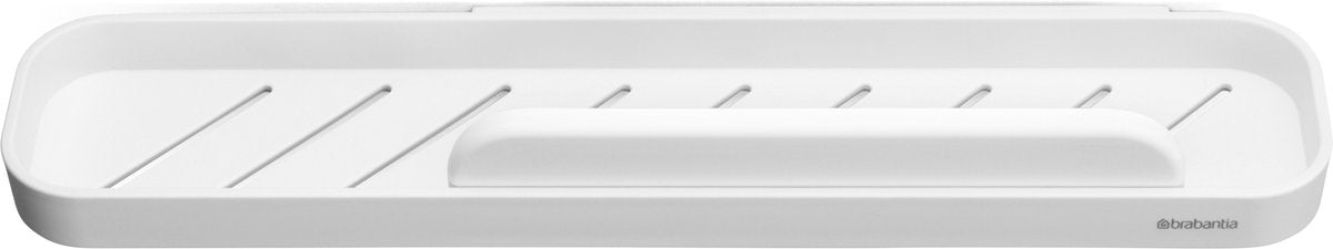 Brabantia Mindset Badezimmerregal mit Duschwischer – Mineral Fresh White