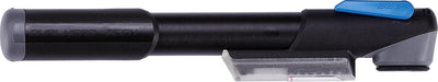 BBB Cycling Windgun S Mini-Fahrradpumpe mit Manometer – Mini-Fahrradpumpe Rennrad MTB – 7 bar – Grau – 25 cm – BMP-57