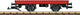LGB Eisenbahnwaggon zum Aufstecken im Maßstab 1:26, G 26 x 4,5 cm, rot
