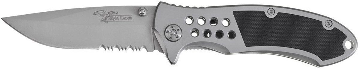 Homey's Homeij Nighthawk Taschenmesser – 20 cm – Wellenschliff – G10