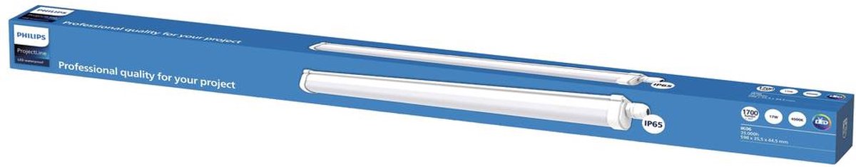 Philips LED Philips Projectline spritzwassergeschützte Lichtleiste – 60 cm – kaltweißes Licht (4000 K) – 1700 Lumen