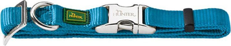 Hunter Vario - Hundehalsband - Alu-stark - Türkis - Größe M - 1,5x40-55cm