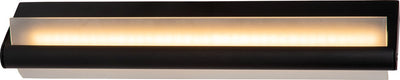 Lucide Wanda – Badezimmer-Wandleuchte – LED – 1 x 15 W, 3000 K – IP44 – Schwarz