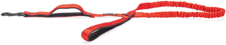 Beeztees Parinca Premium elastische Laufleine – Hundeleine – Nylon – Rot – 120 cm x 20 mm