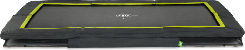 Exit Toys Exit Silhouette Sporttrampolin 214 x 305 cm – in den Boden eingelassenes Trampolin – rechteckig – für Kinder – schwarz