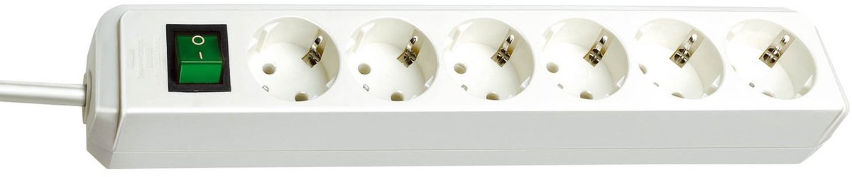 Brennenstuhl Eco-Line Socket 6x