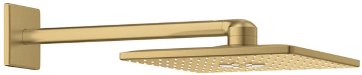 Grohe Regenduschkopfbrause + Arm quadratisch Cool Sunrise gebürstet
