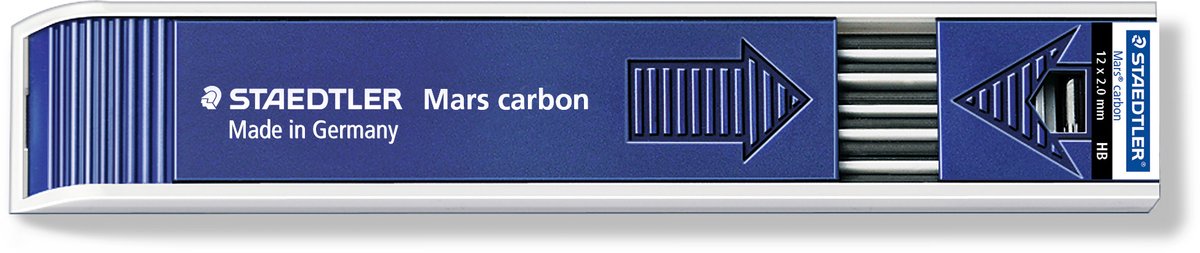 Staedtler - Mars Carbon Bleistiftmine - 2 mm - Härte HB