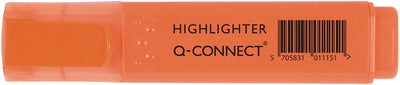 Q-Connect Textmarker, Orange 10 Stück