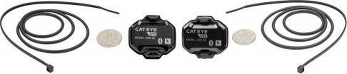 Cateye-Sensorset - Geschwindigkeits-Kadenz-Magnet - Schwarz