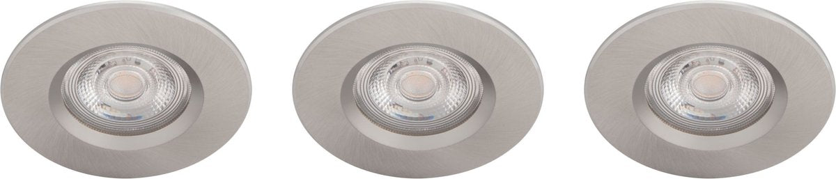 Philips LED Philips Dive Badezimmer-Einbaustrahler – 3-flammig – Nickel