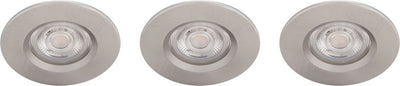 Philips LED Philips Dive Badezimmer-Einbaustrahler – 3-flammig – Nickel