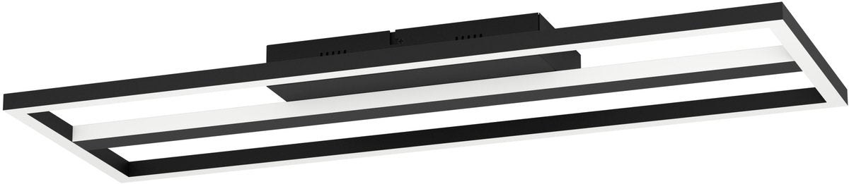 Eglo connect.z calagrano-z smarte Deckenleuchte – 64 cm – Schwarz und Weiß – einstellbares RGB-Weißlicht – dimmbar – ZigBee