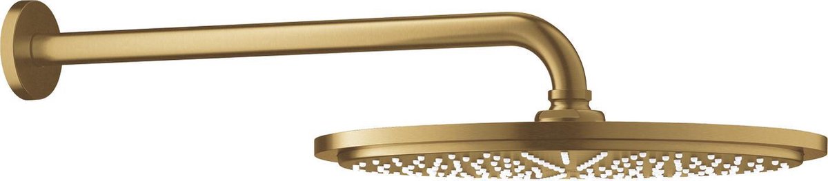 Grohe Rainshower Kopfbrauseset 310 – Kopfbrause – Cool Sunrise gebürstet (Mattgold)