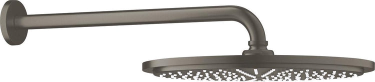Grohe Rainshower Kopfbrauseset 310 – Kopfbrause – Hartgraphit gebürstet – Anthrazit matt