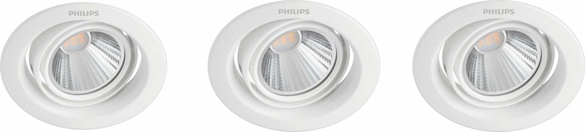 Philips LED Philips Pomeron Einbaustrahler – 3-flammig – 7 W