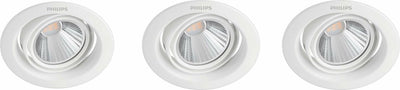 Philips LED Philips Pomeron Einbaustrahler – 3-flammig – 7 W