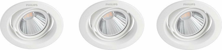 Philips LED Philips Pomeron Einbaustrahler – 3-flammig – 7 W