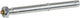 XLC BS-X128 – Mono S Duo S – Achse mit Mutter – Silber